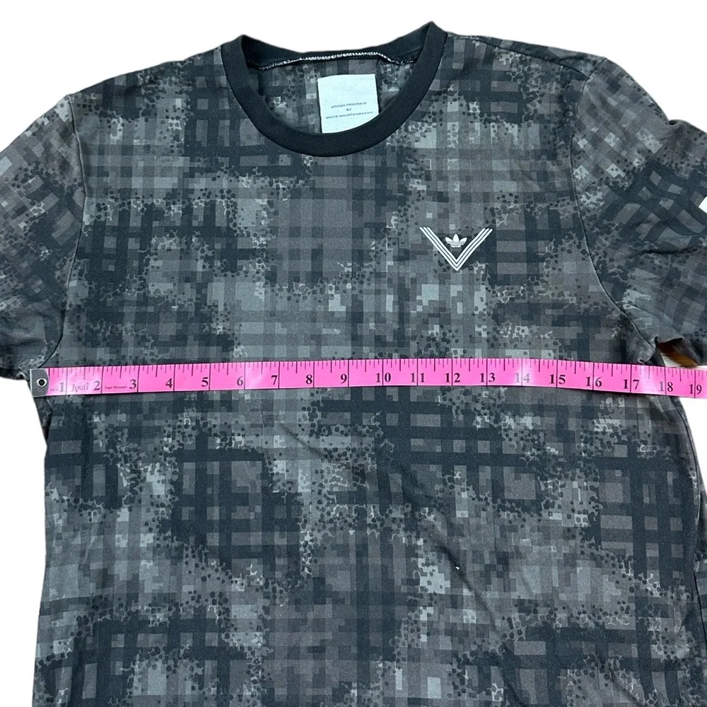 ADIDAS: White Engineering Camo Graphic T-Shirt - Size Small